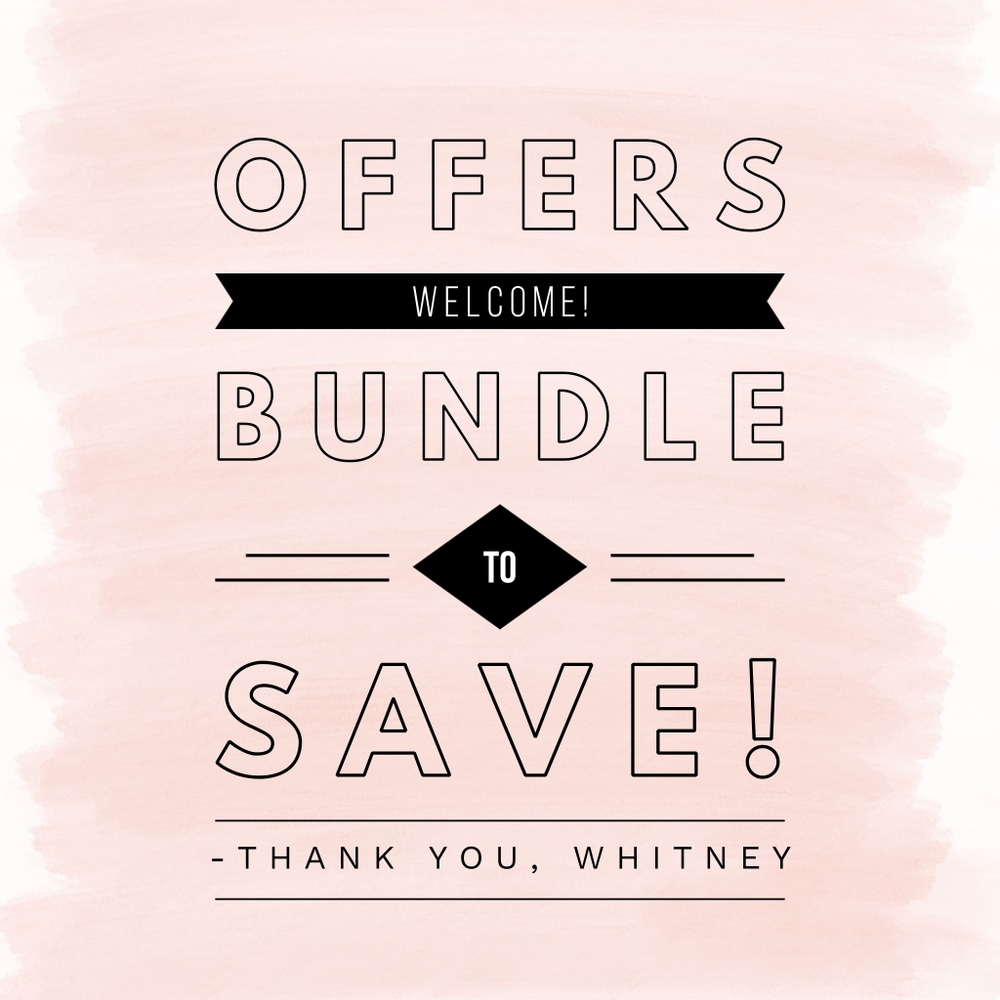 Bundle to save! Offers welcome.